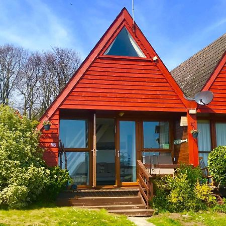 Clifftop Chalet With Pool ディール エクステリア 写真